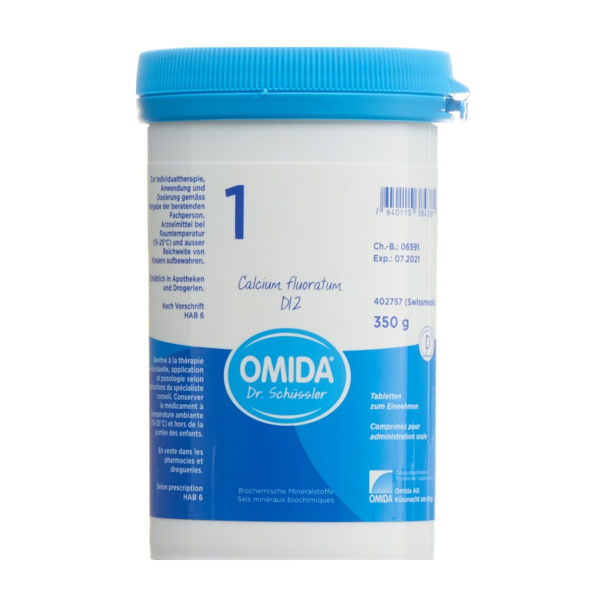 Omida Schüssler Nr 1 Tabletten D12 350 g