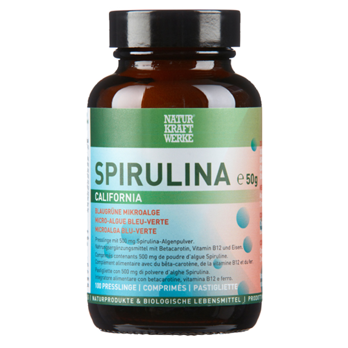 Naturkraftwerke Spirulina California Presslinge Naturkraftwerke Spirulina California Presslinge