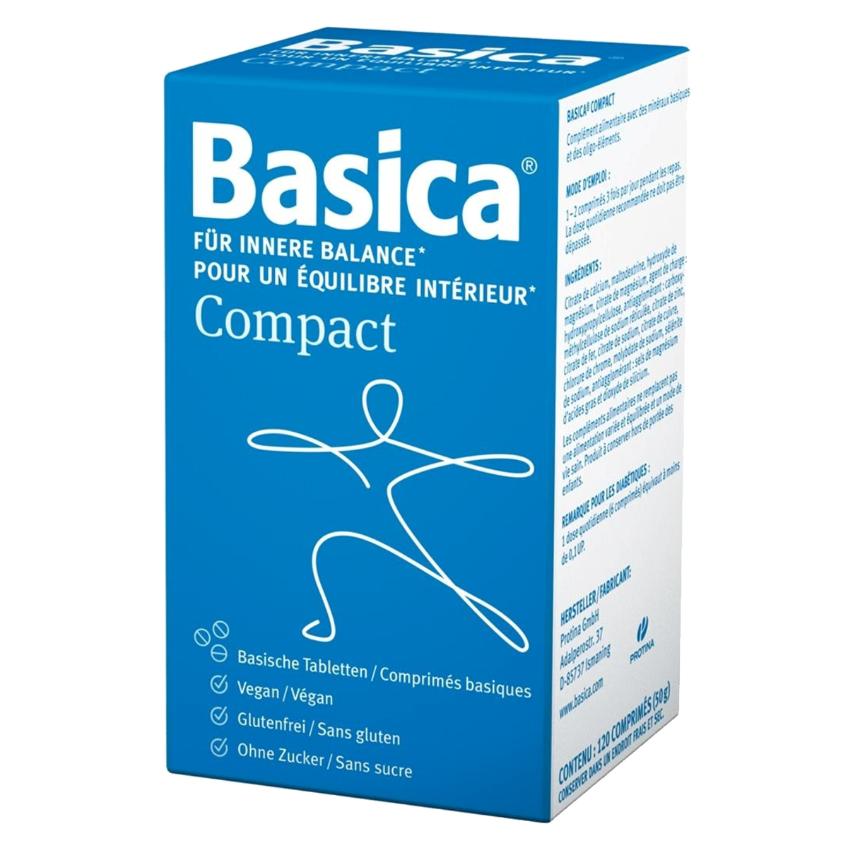 Basica Compact Mineralsalztabletten 120 Stück Basica Compact Mineralsalztabletten 120 Stück