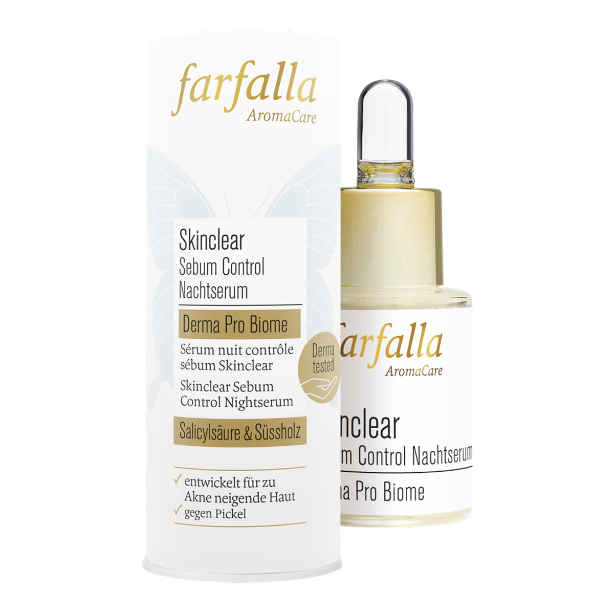FARFALLA Skinclear Sebum Control Nachtserum 15 ml FARFALLA Skinclear Sebum Control Nachtserum 15 ml