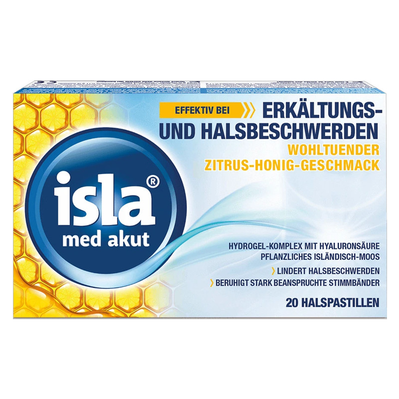 Isla Med Akut Pastillen 20 Stück Isla Med Akut Pastillen 20 Stück