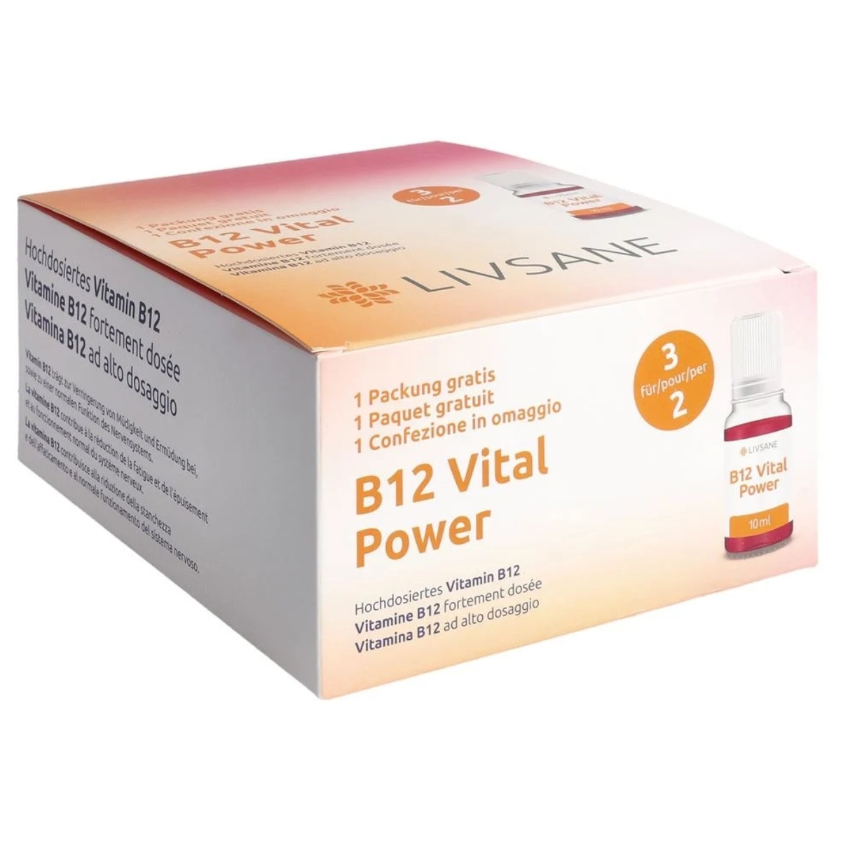 LIVSANE B12 Vital Power 10 Amp 10 ml
