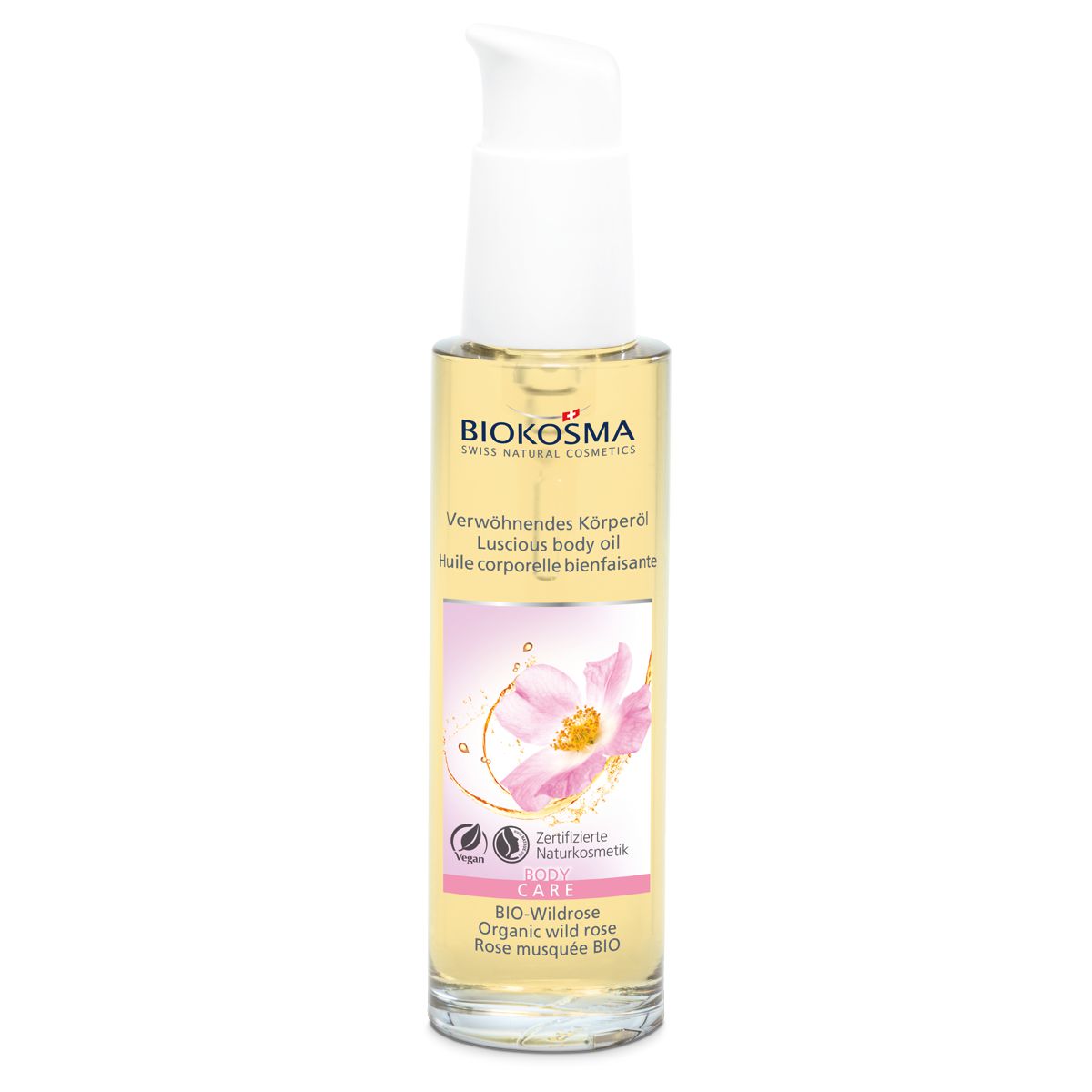 BIOKOSMA Verwöhnendes Körperöl BIO-Wildrose 100 ml