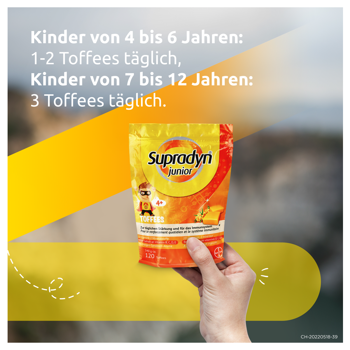 Supradyn junior Immuno Toffees Beutel 3x 120 Stück Supradyn junior Immuno Toffees Beutel 3x 120 Stück