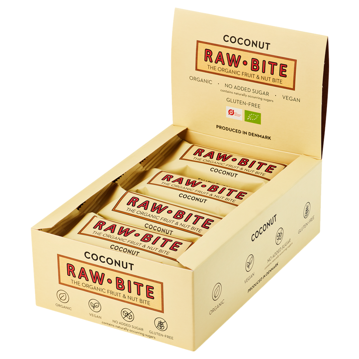 Raw Bite Rohkostriegel Kokosnuss 50 g Raw Bite Rohkostriegel Kokosnuss 50 g