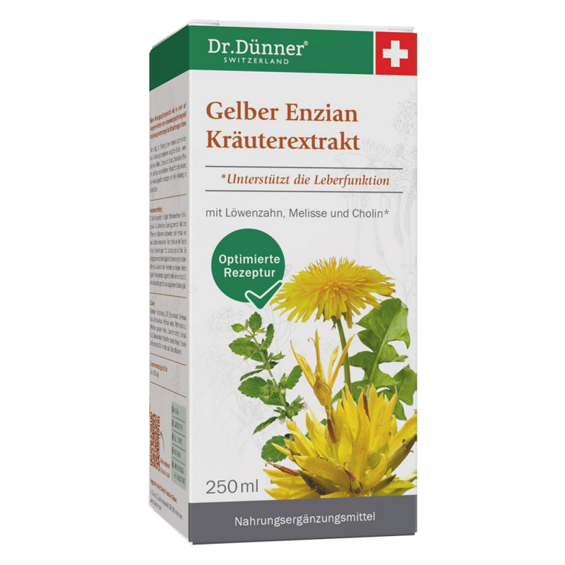 Dr. Dünner Gelber Enzian Extrakt 250 ml Dr. Dünner Gelber Enzian Extrakt 250 ml