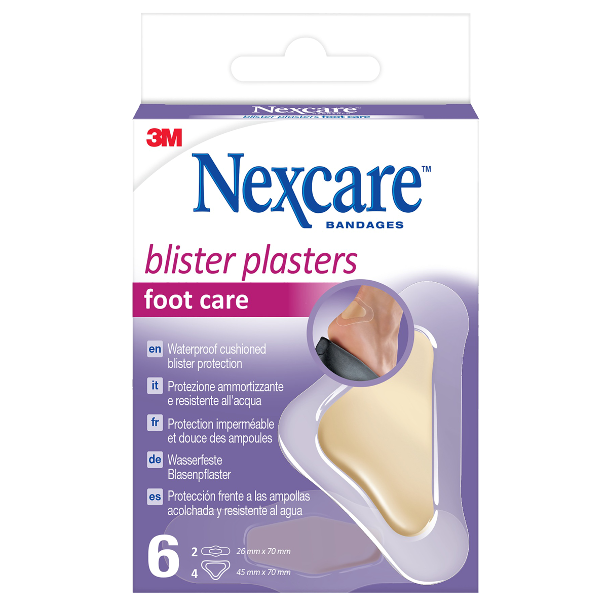 3M NEXCARE Blasenpflaster 2 Grössen 6 Stück 3M NEXCARE Blasenpflaster 2 Grössen 6 Stück