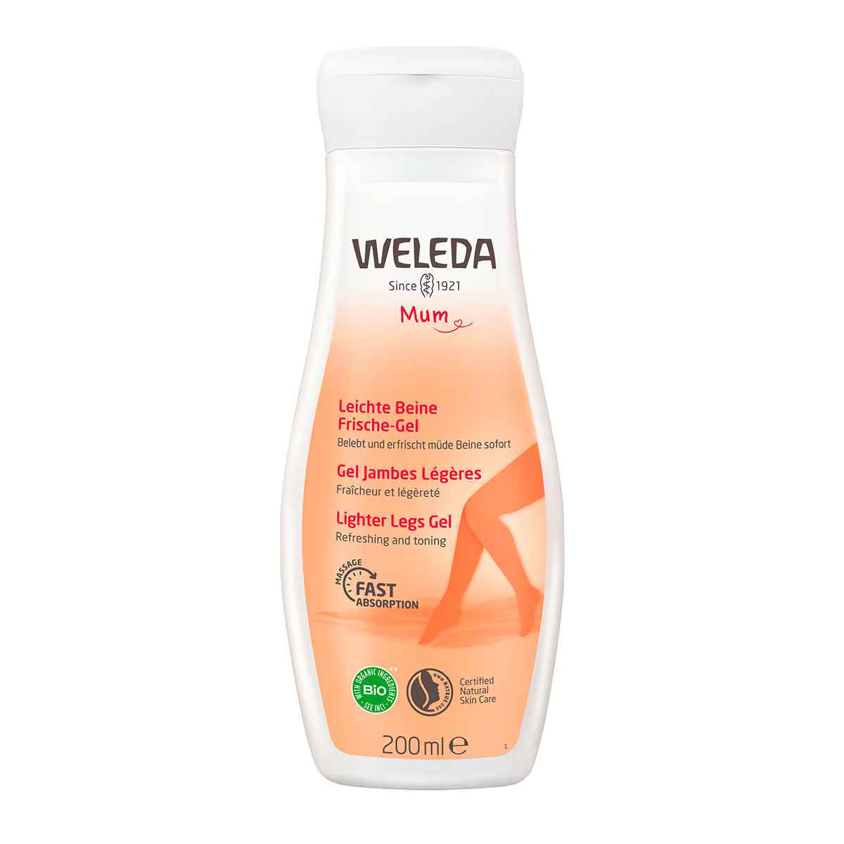 Gel fraîcheur jambes légères Weleda 200 ml Gel fraîcheur jambes légères Weleda 200 ml