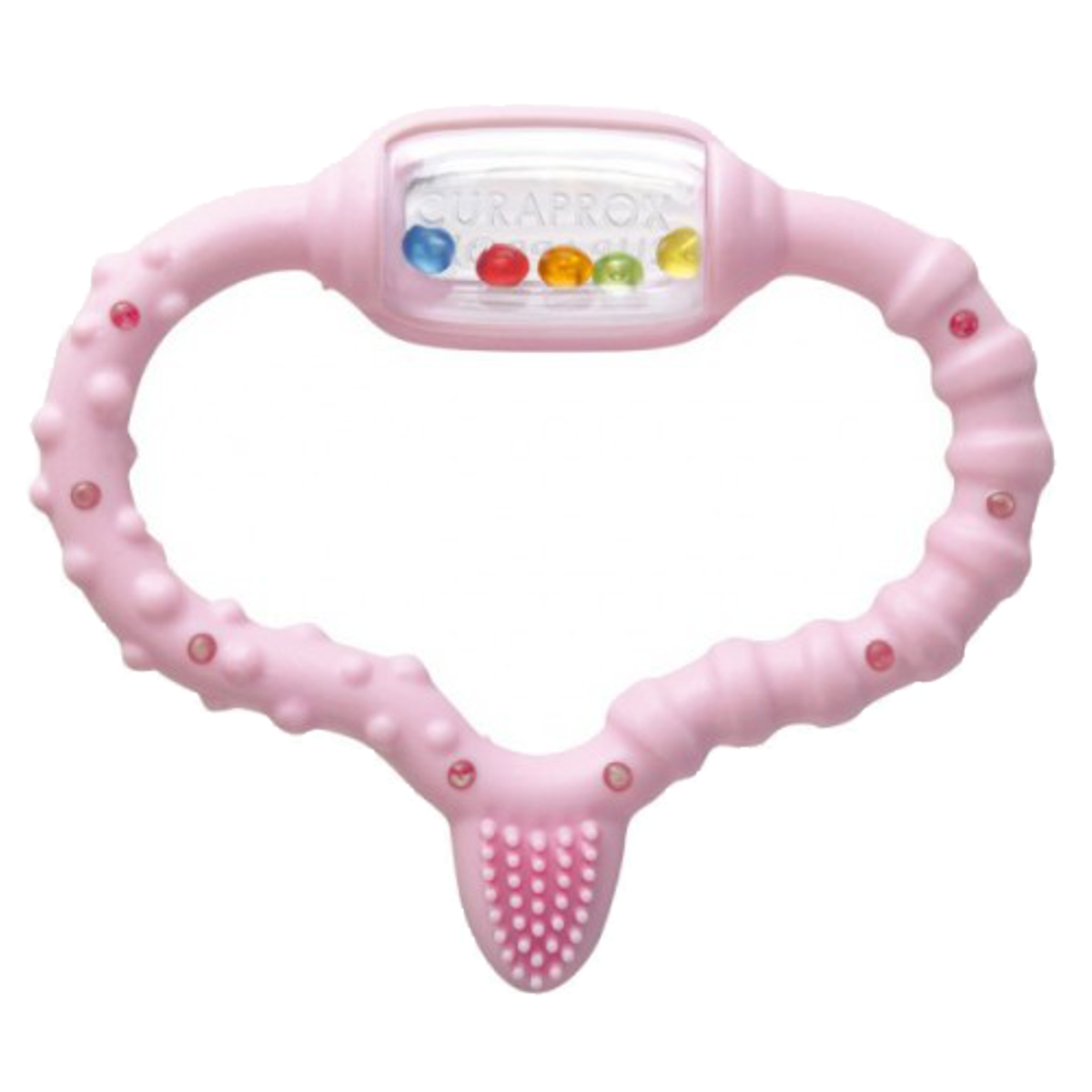 Curaprox Baby Beissring rosa 0- 24 Monate