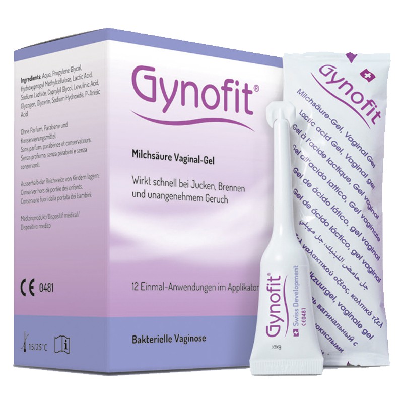 Gynofit Milchsäure-Gel Vaginalgel 12 x 5 ml Gynofit Milchsäure-Gel Vaginalgel 12 x 5 ml