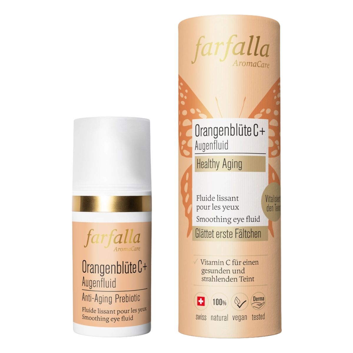 FARFALLA Orangenblüte C+ Augenfluid 15 ml