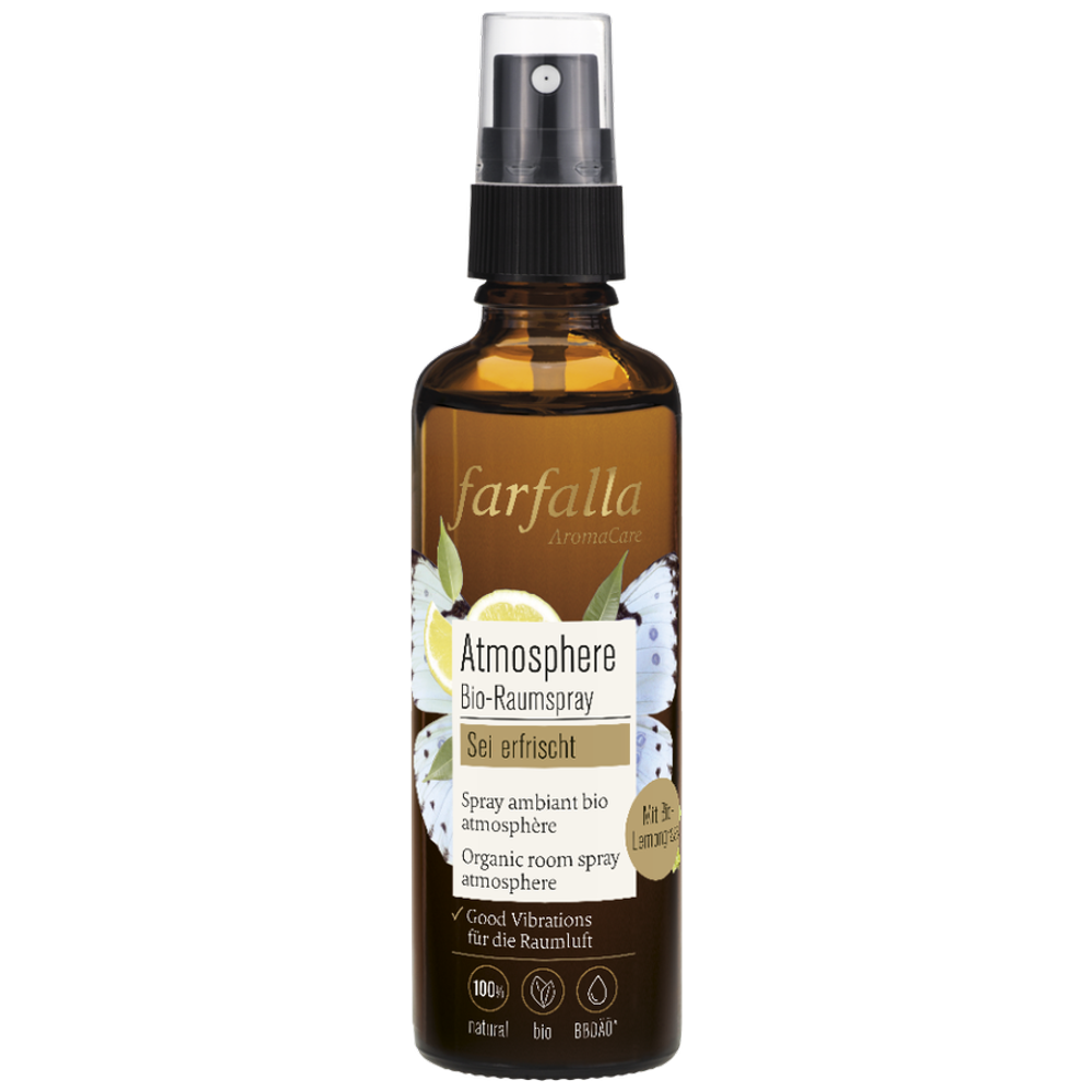 FARFALLA Sei erfrischt Lemongrass Atmosphère Bio-Raumspray 75 ml