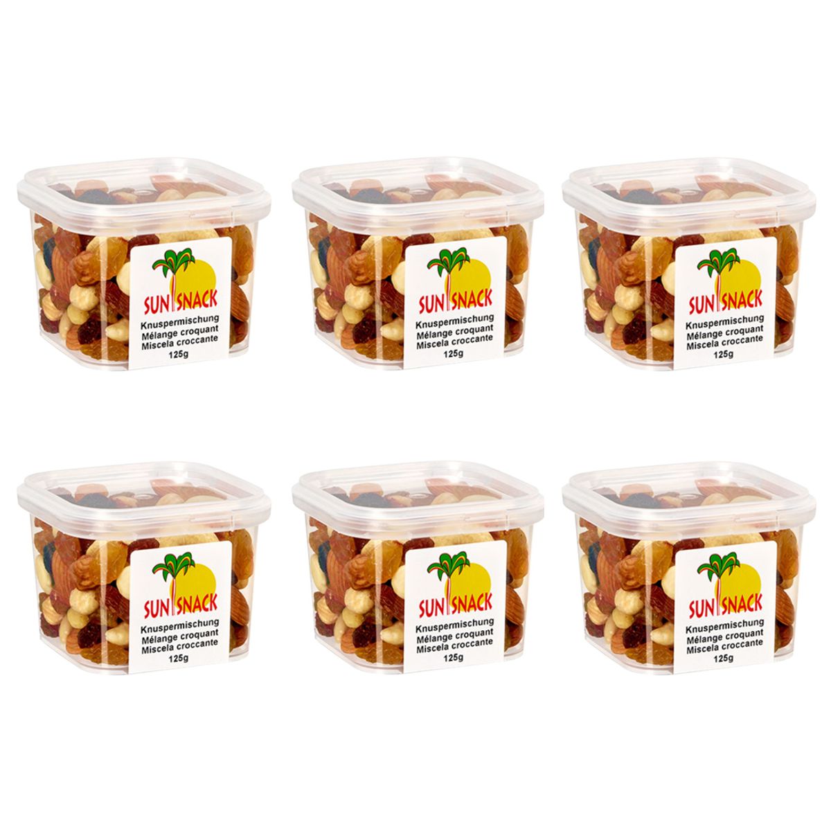 Sun Snack Knuspermischung 6x 125 g Sun Snack Knuspermischung 6x 125 g