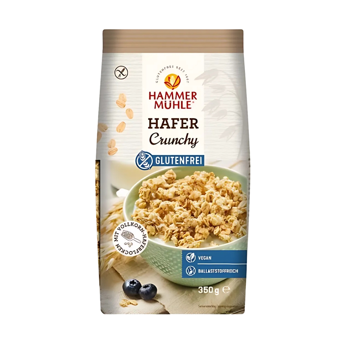 Hammermühle Crunchy Müesli Hafer glutenfrei 350 g Hammermühle Crunchy Müesli Hafer glutenfrei 350 g