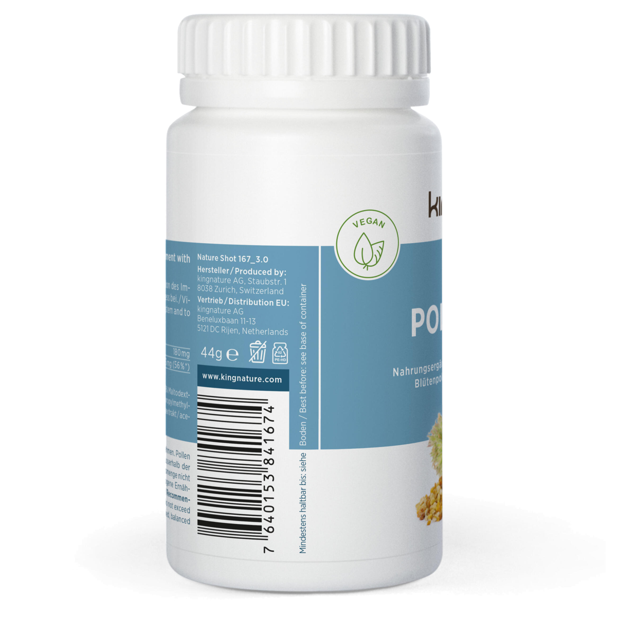 Kingnature Pollen Vida Kapseln 90 Stück Kingnature Pollen Vida Kapseln 90 Stück