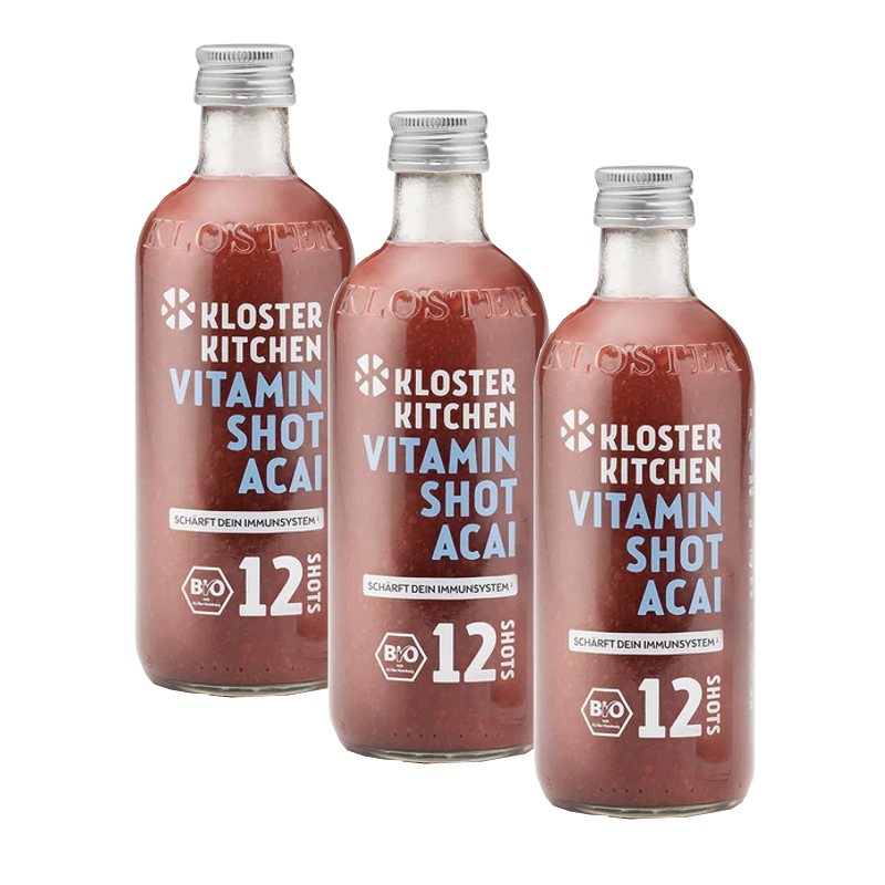 Kloster Kitchen Ingwer Shot Acai Bio 3 x 360 ml Kloster Kitchen Ingwer Shot Acai Bio 3 x 360 ml