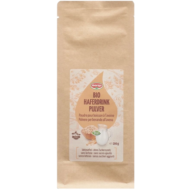 Morga Haferdrinkpulver Bio 200 g Morga Haferdrinkpulver Bio 200 g