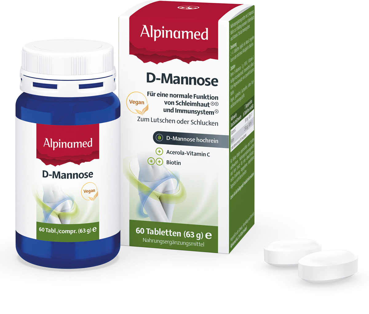 Alpinamed D-Mannose Tabletten 60 Stück Alpinamed D-Mannose Tabletten 60 Stück