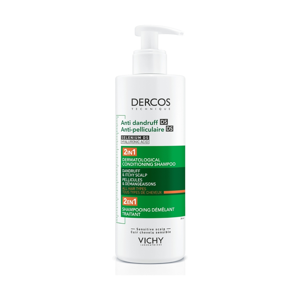 Vichy Dercos Anti dandruff 2in1 Shampoo 390 ml Vichy Dercos Anti dandruff 2in1 Shampoo 390 ml