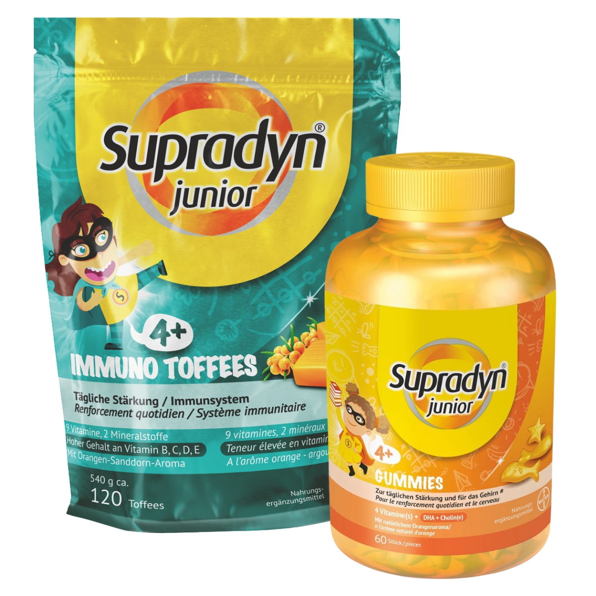 Supradyn junior Toffees und Gummies Set