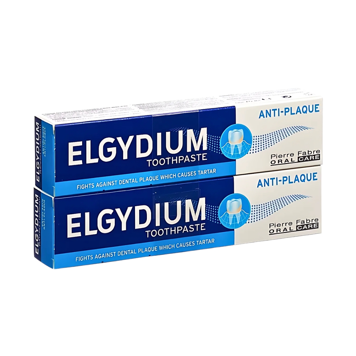 Elgydium Anti-Plaque Zahnpasta Duo 2x75 ml  Elgydium Anti-Plaque Zahnpasta Duo 2x75 ml