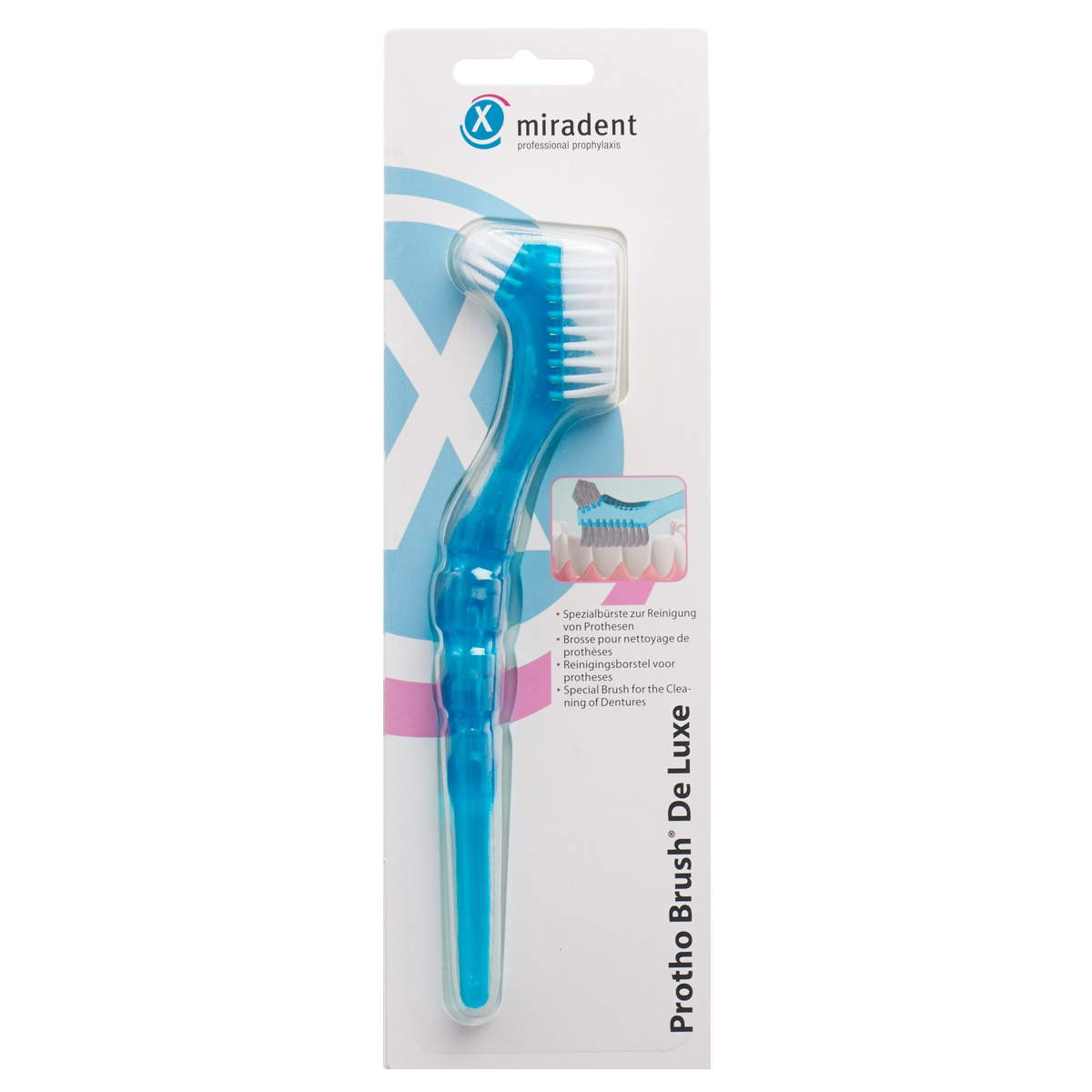 MIRADENT Protho Brush de Luxe Prothesenzahnbürste MIRADENT Protho Brush de Luxe Prothesenzahnbürste