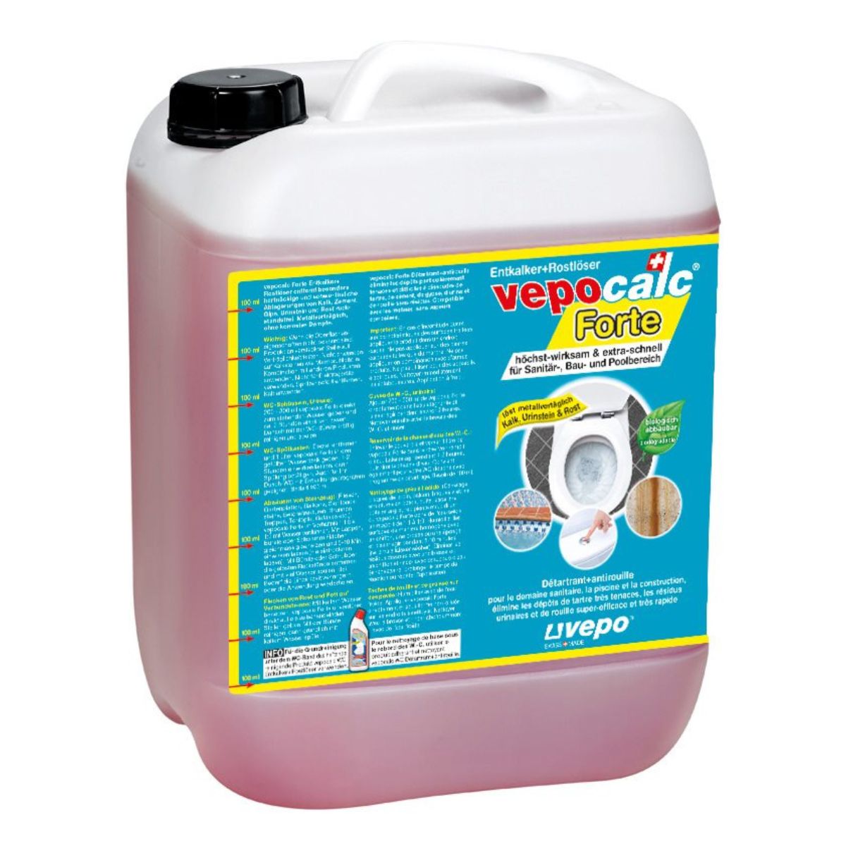 Image of Vepocalc Forte Entkalker und Rostlöser 10 L