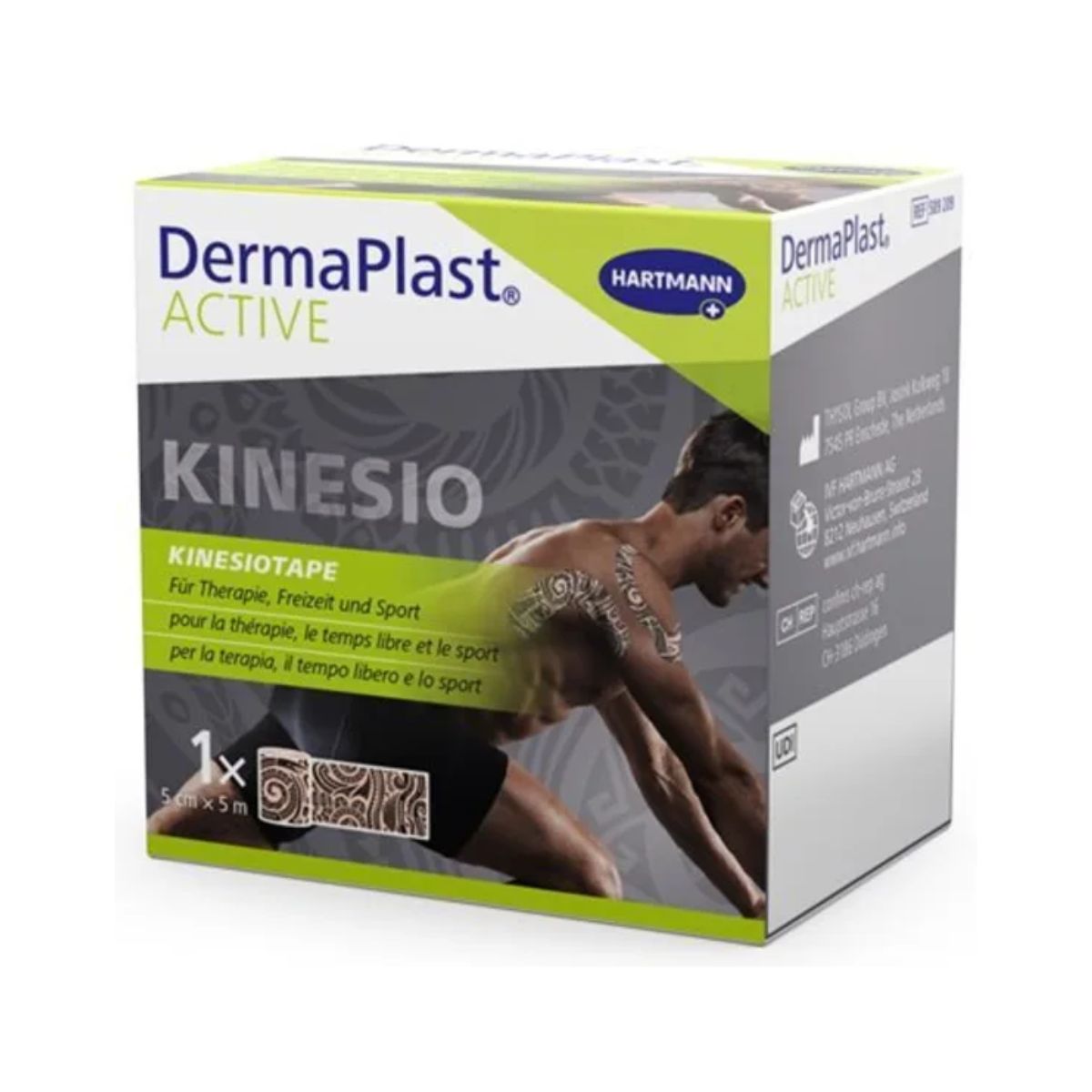 Dermaplast Active Kinesiotape 5 cm x 5 m Tattoo