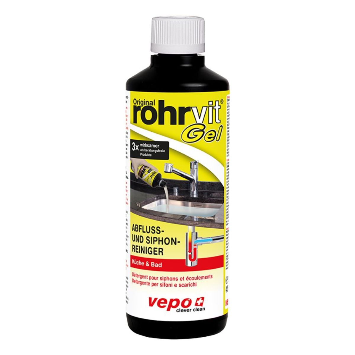 Rohrvit Abflussreiniger Gel extra-stark 415 ml