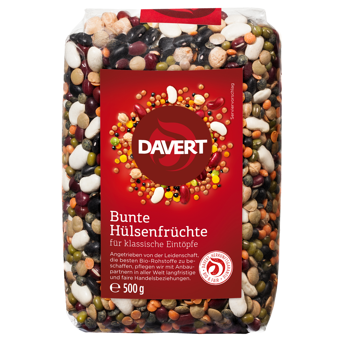 Davert Bunte Hülsenfrüchte 500 g Davert Bunte Hülsenfrüchte 500 g
