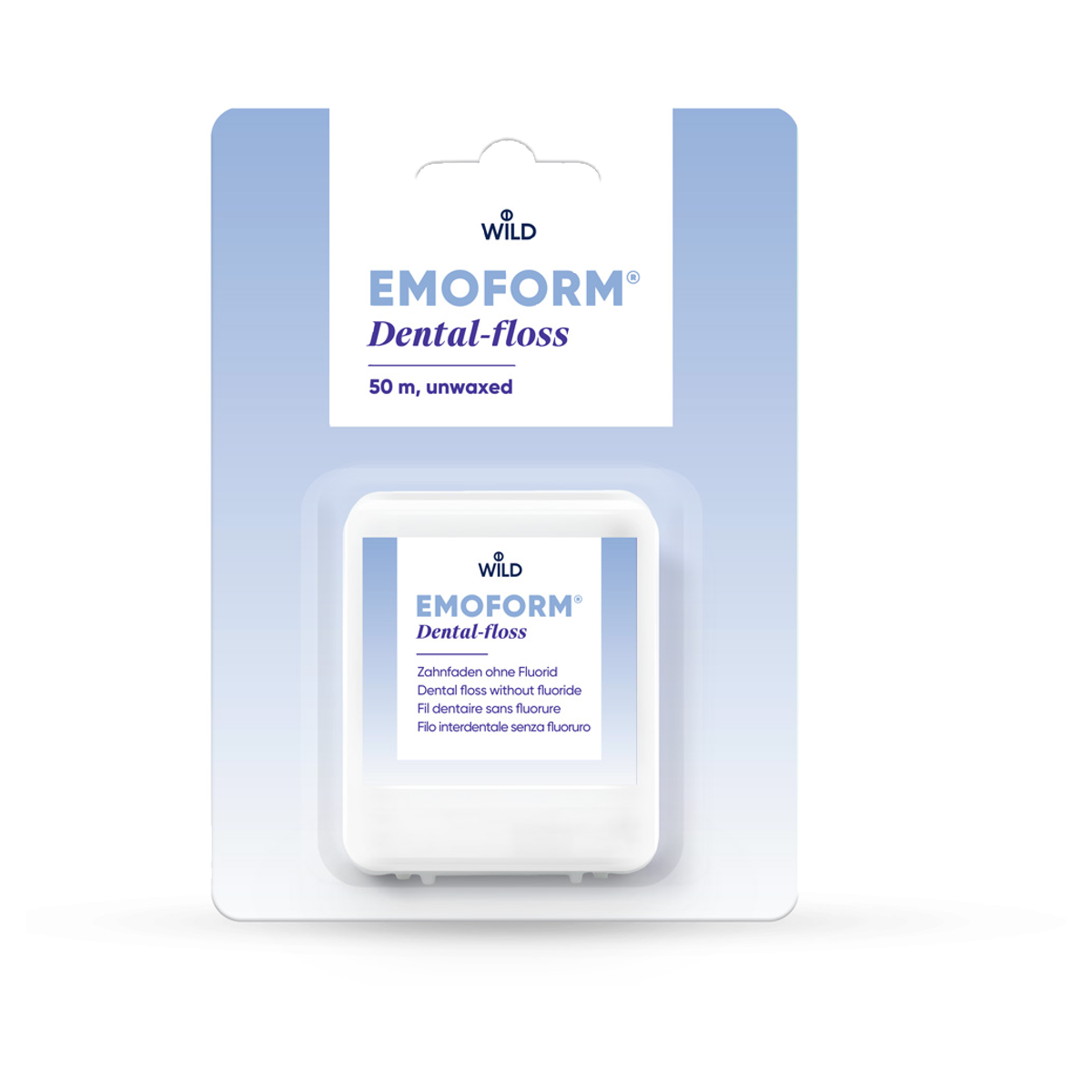 Emoform Zahnfaden ungewachst 50 m Emoform Zahnfaden ungewachst 50 m