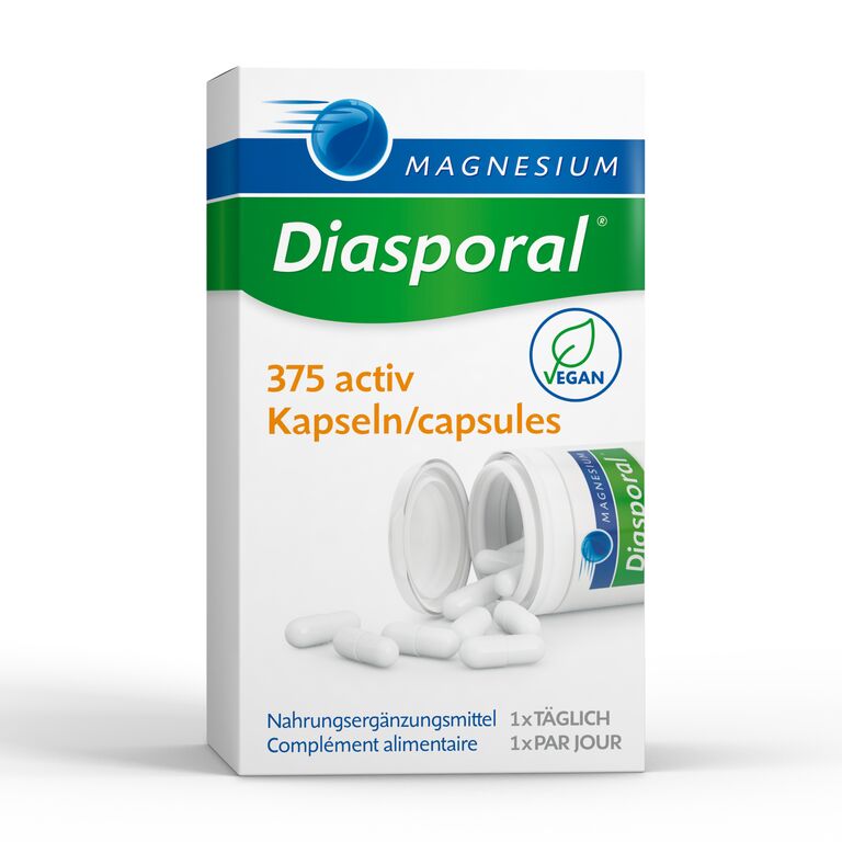 MAGNESIUM Diasporal 375 activ Kapseln 50 Stück