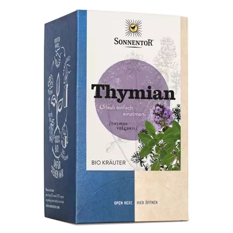 SONNENTOR Thymian Tee Beutel 18 Stück SONNENTOR Thymian Tee Beutel 18 Stück