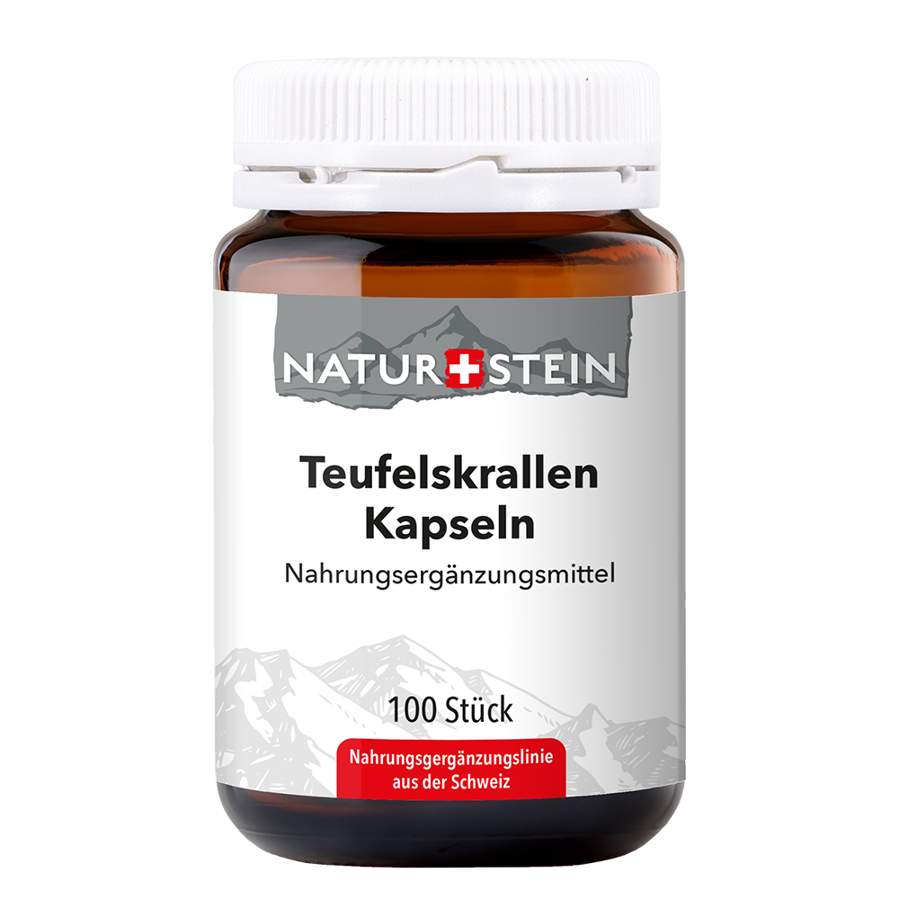 Naturstein Teufelskrallen Kapseln 100 Stück Naturstein Teufelskrallen Kapseln 100 Stück