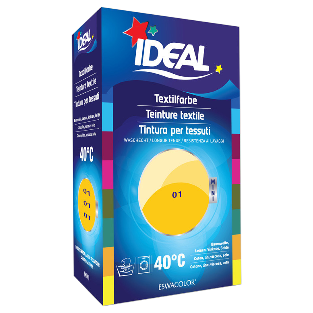 IDEAL MINI Baumwolle Color No01 gelb