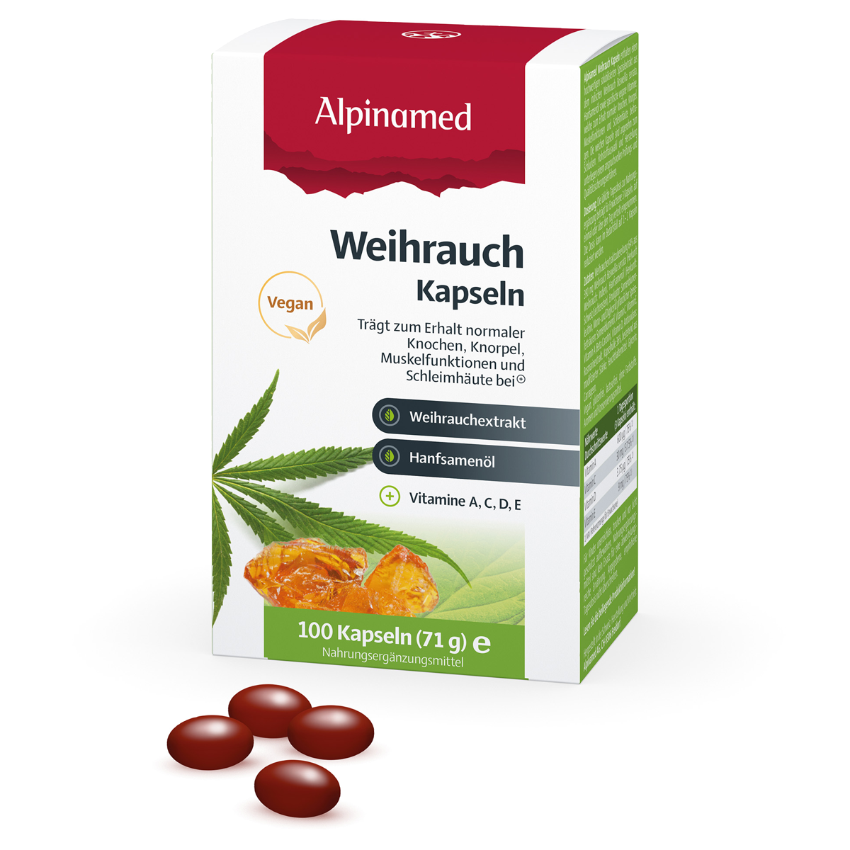 Alpinamed Weihrauch Kapseln 100 Stück Alpinamed Weihrauch Kapseln 100 Stück