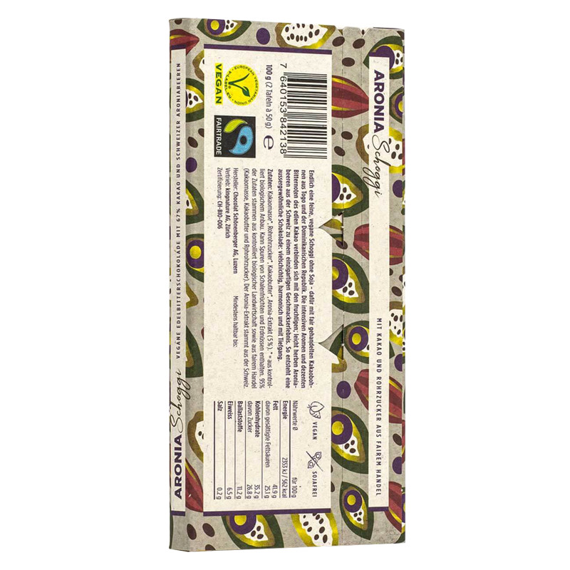 Kingnature Aronia Schokolade 100 g Kingnature Aronia Schokolade 100 g