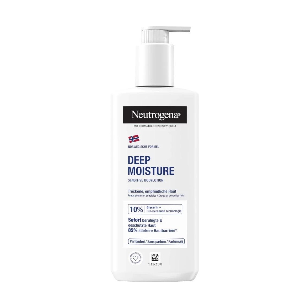 Neutrogena Deep Moisture Lotion Sensitive ohne Parfum 250 ml Neutrogena Deep Moisture Lotion Sensitive ohne Parfum 250 ml