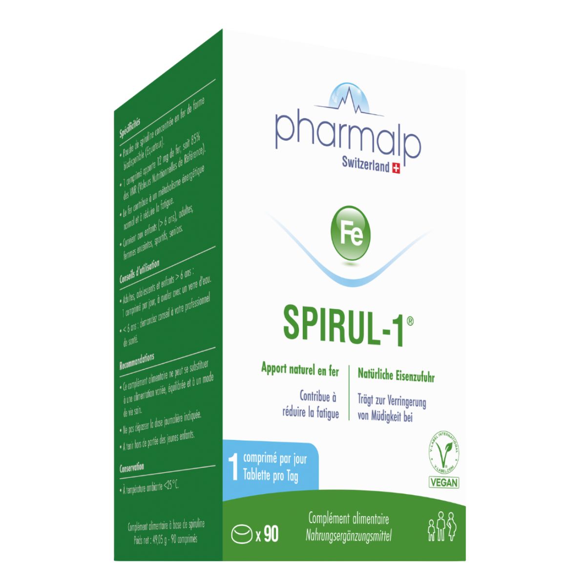 Pharmalp Spirul-1 comprimés 90 pièces