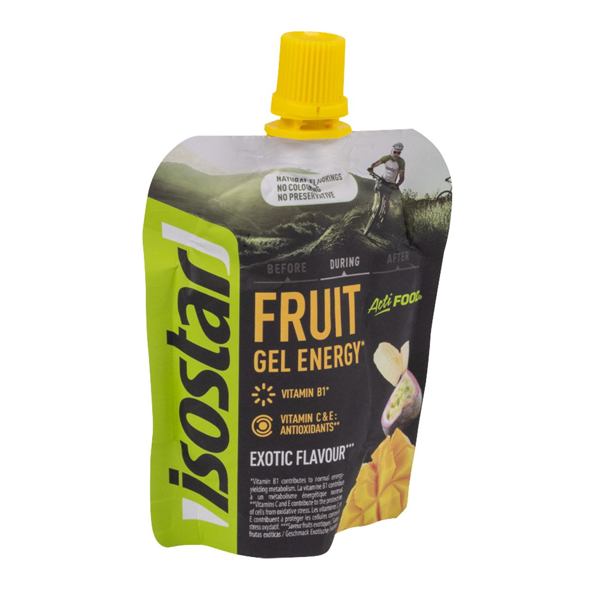ISOSTAR Actifood Energiekonz Gel Exotic 90 g ISOSTAR Actifood Energiekonz Gel Exotic 90 g