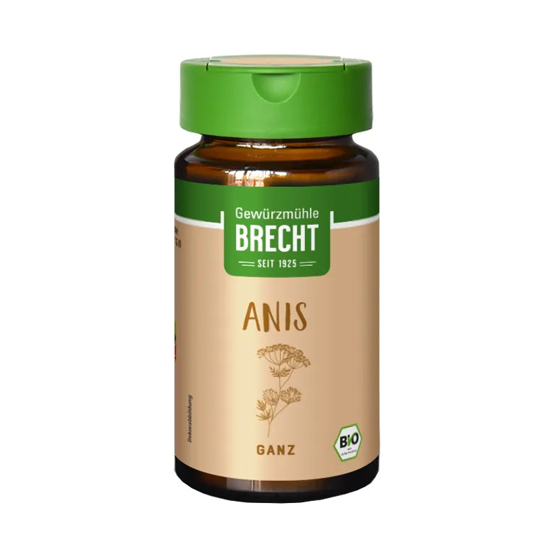 Brecht Anis ganz Bio Glas 35 g Brecht Anis ganz Bio Glas 35 g