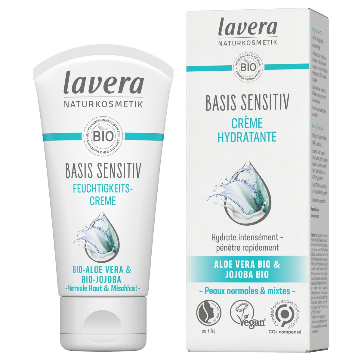 Lavera Feuchtigkeitscreme basis sensitiv 50 ml