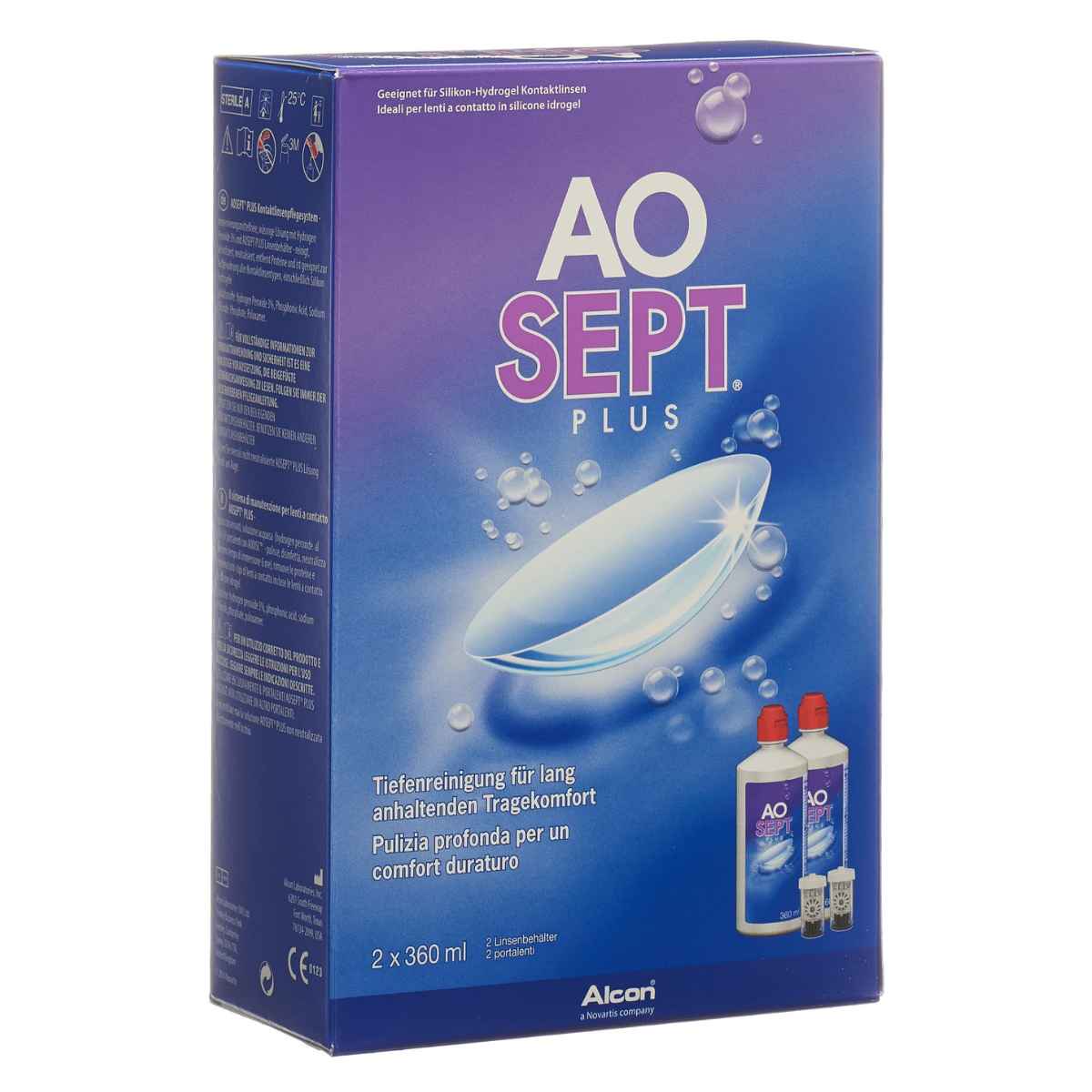 Aosept Plus Liquid 2 x 360 ml Aosept Plus Liquid 2 x 360 ml