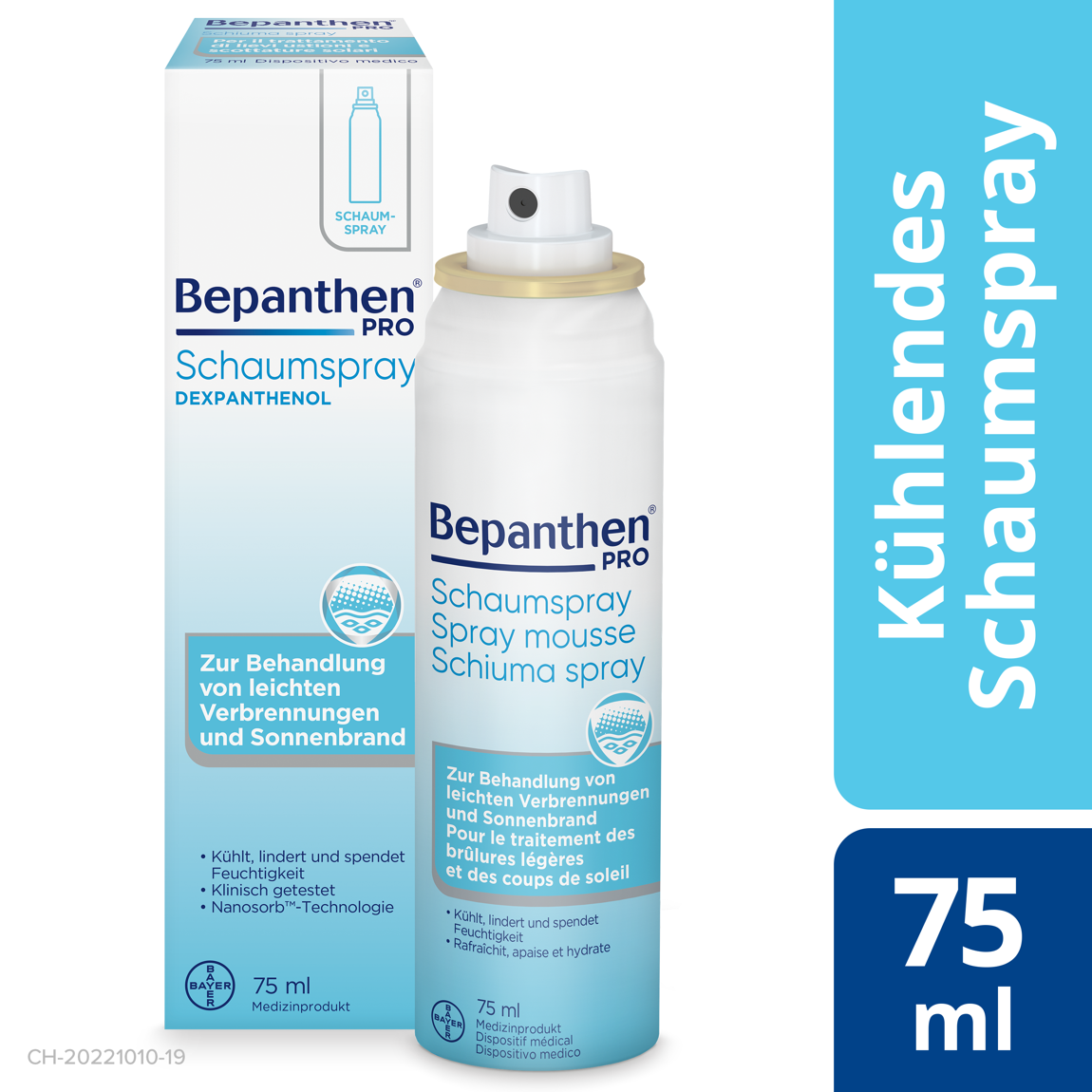 Bepanthen Schaumspray Aerosol 75 ml Bepanthen Schaumspray Aerosol 75 ml
