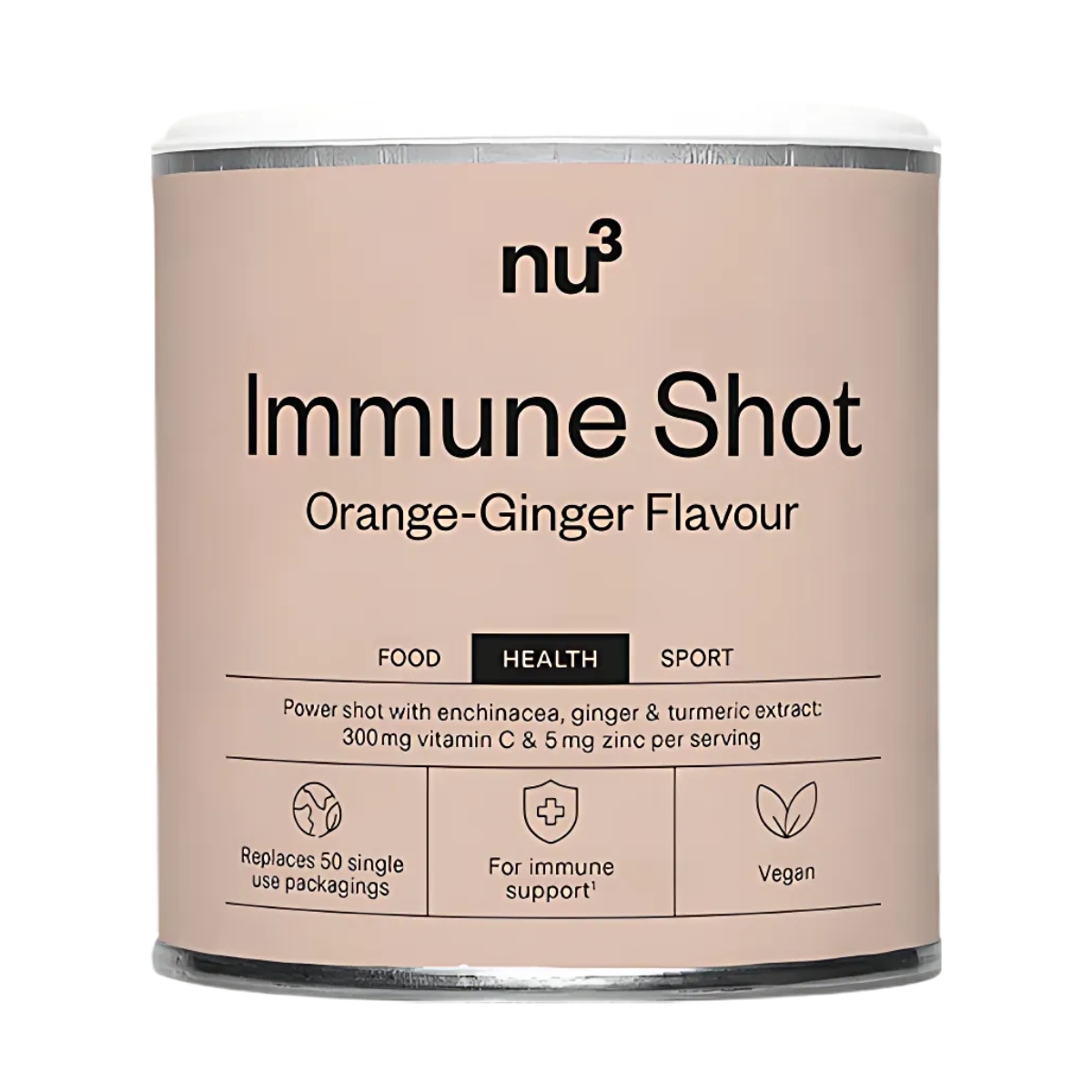 Nu3 Immune Shot poudre orange gingembre 150 g Nu3 Immune Shot poudre orange gingembre 150 g