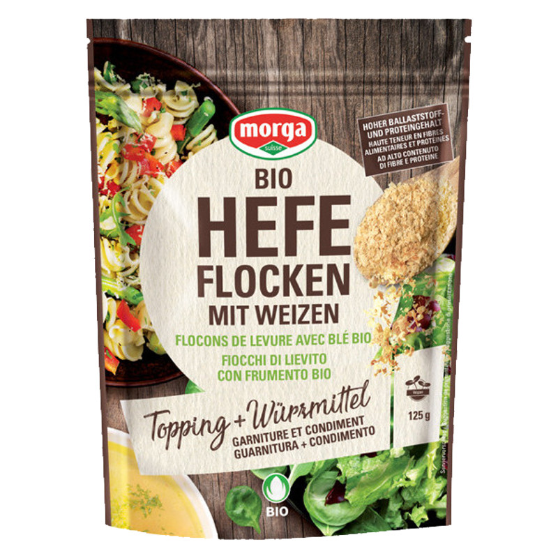 Morga Hefeflocken mit Weizen Bio Knospe 125 g
