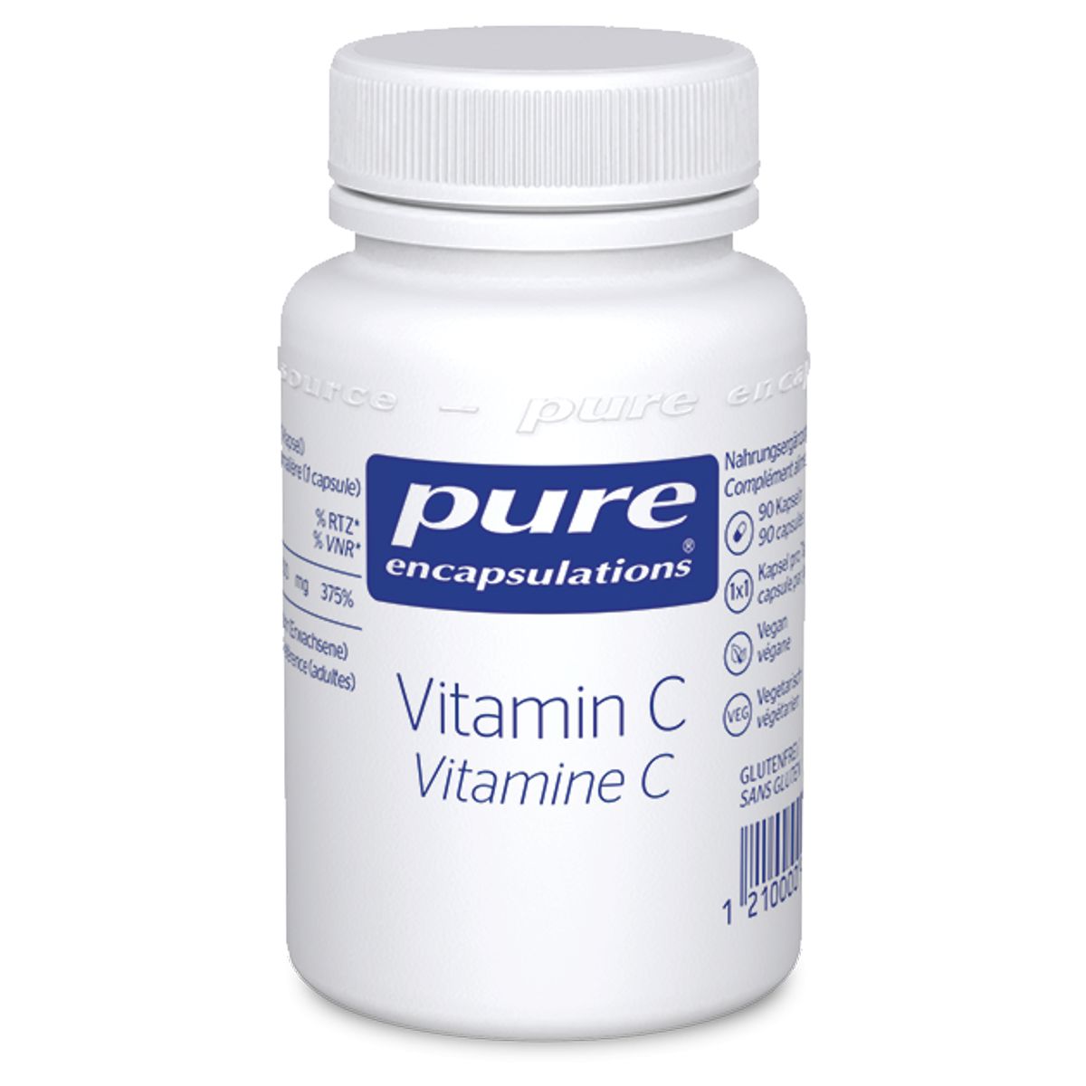Pure Vitamin C gepuffertes Vitamin C