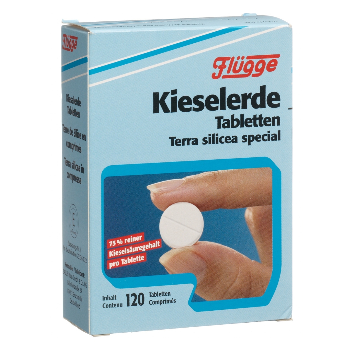 Flügge Kieselerde Tabletten 120 Stück Flügge Kieselerde Tabletten 120 Stück