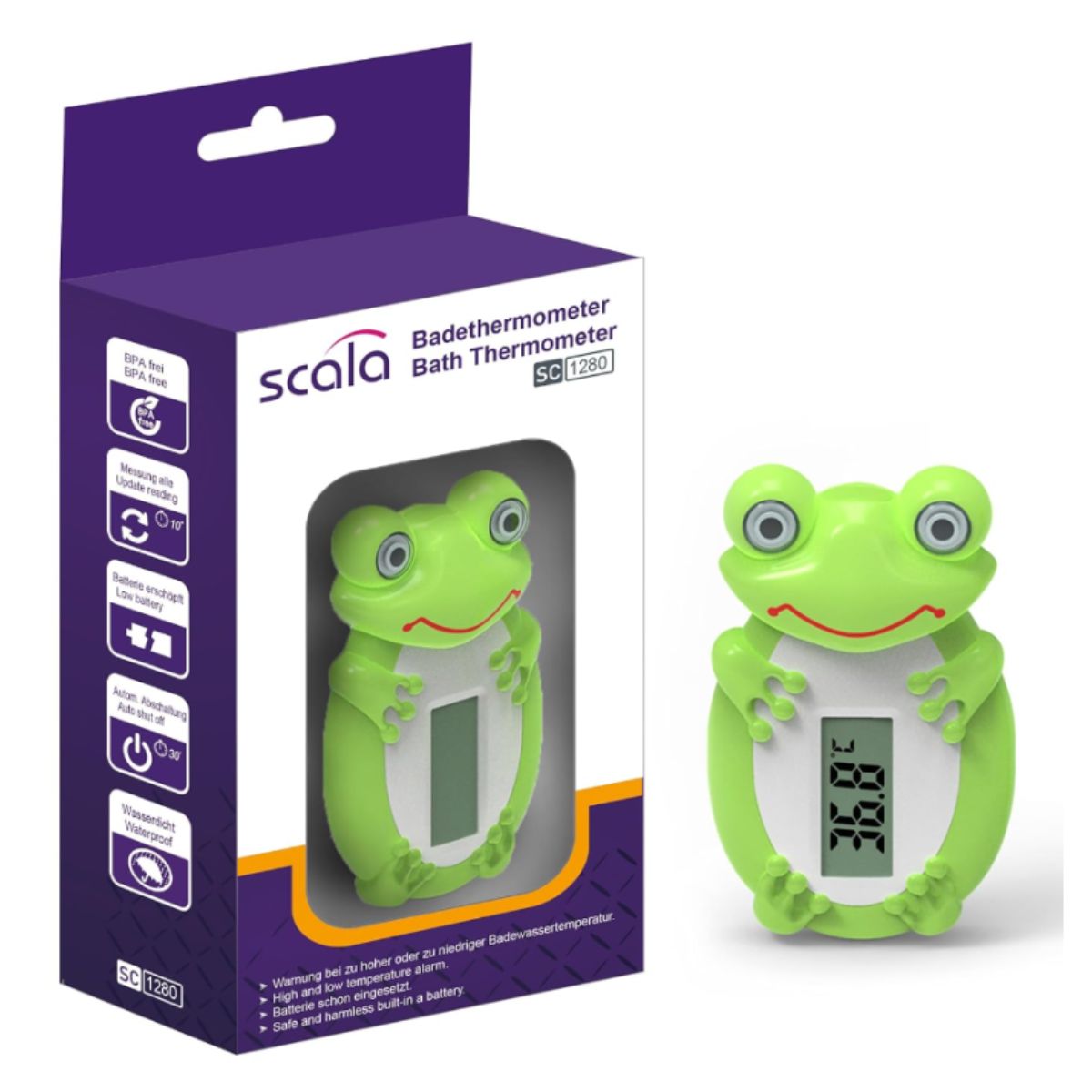 SCALA Digital Badethermometer SC 1280P Frosch SCALA Digital Badethermometer SC 1280P Frosch