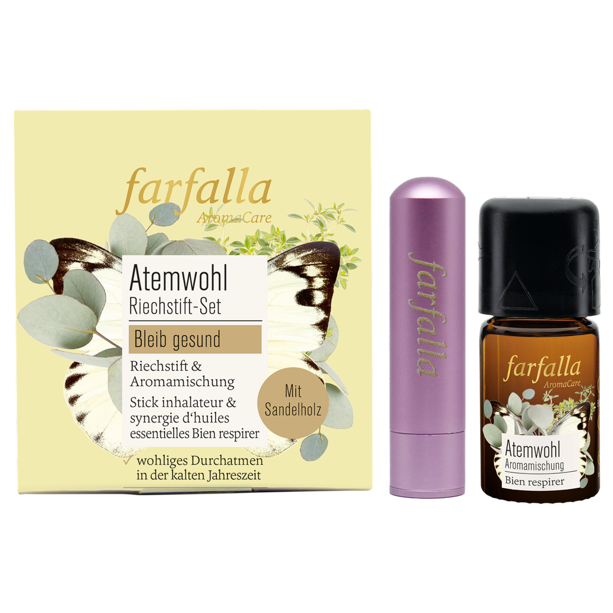FARFALLA Riechstift Set Atemwohl FARFALLA Riechstift Set Atemwohl